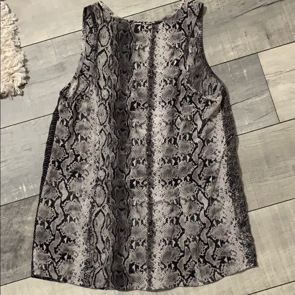 Joie Razor Back Animal Print Tank Small - Picture 5 of 5